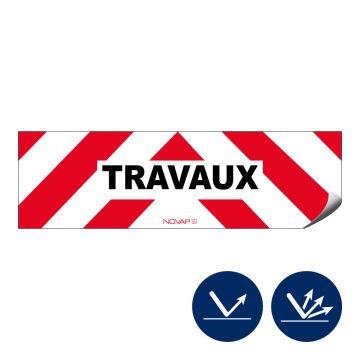 Panneaux d’interventions - Travaux - adhésif - Novap