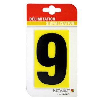 N°9 - 50x30mm Jaune/Noir - 4359397