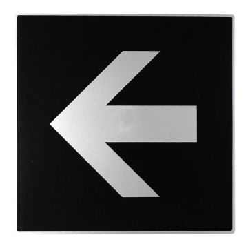 Plaque de porte Flèche (droite ou gauche) - Europe design 200x200mm - 4280066