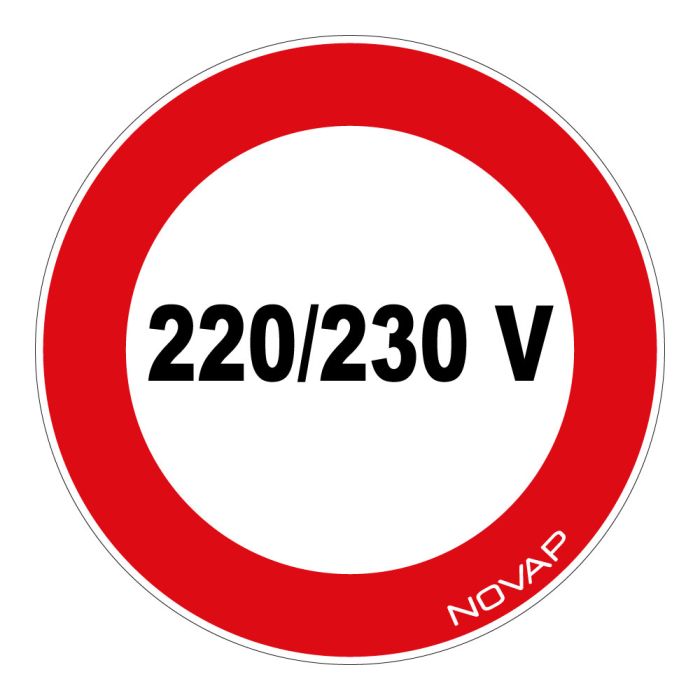 Panneau 220/230 volts - Rigide Ø80mm - Novap