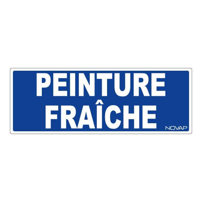 Panneau Peinture fraiche - Rigide 330x120mm - Novap