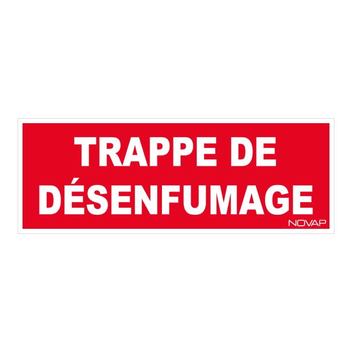 Panneau Trappe désenfumage - Rigide 330x120mm - Novap