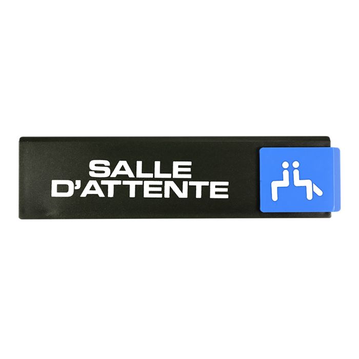 Plaquette de porte Salle d'attente - Europe Access 175x45mm - Novap