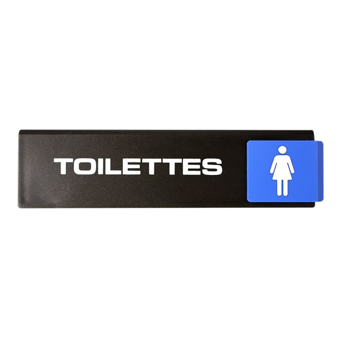 Plaquette de porte Toilettes femmes - Europe Access 175x45mm - Novap