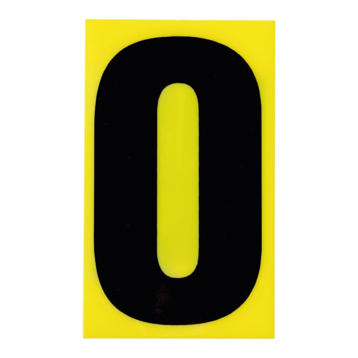 N°0  - 100x60mm Jaune/Noir - Novap