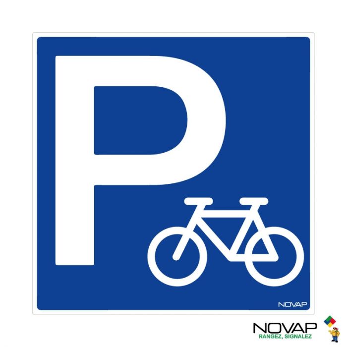 Panneau Parking vélos - Novap