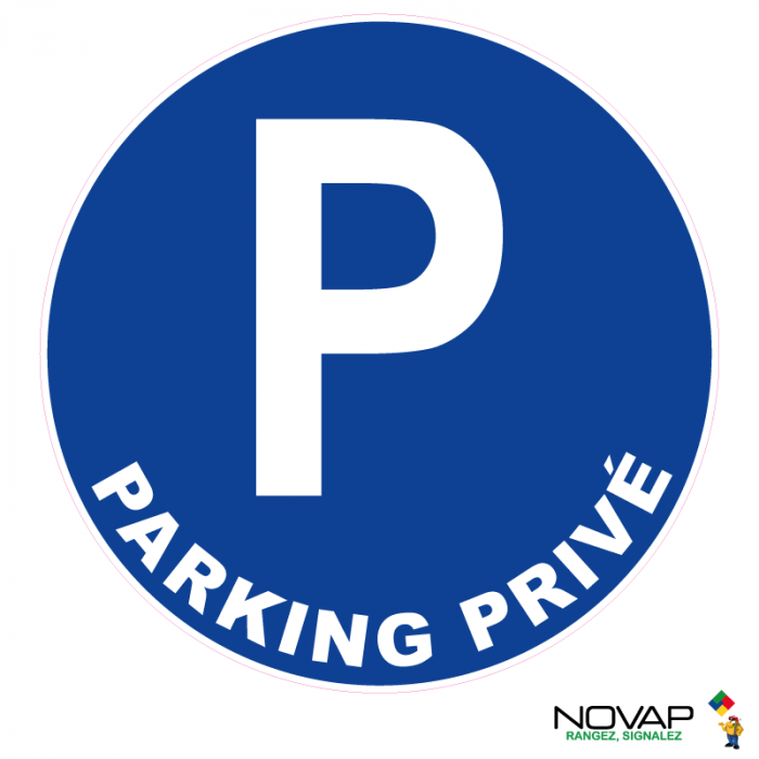 Signalisation PMR - Panneau de stationnement parking privé