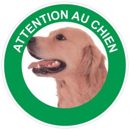 Achetez sur  votre Panneau Attention au chien Parson jack russel  terrier