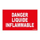 Panneau Danger liquide inflammable - Rigide 330x200mm - 4160207