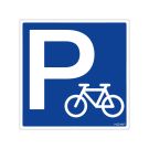 Panneau parking vélos - Rigide 200x200mm - Novap