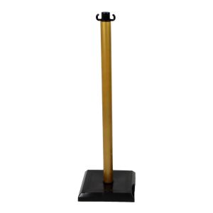 Poteau PVC champagne sur socle lesté 3kg - Novap