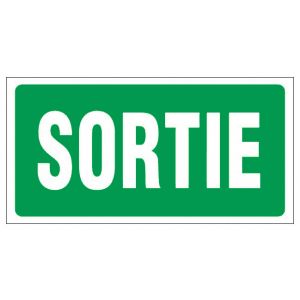 Panneau Sortie - Rigide 960x480mm - 4000282
