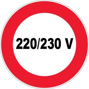 Panneau 220/230 volts - Rigide Ø80mm - 4020365