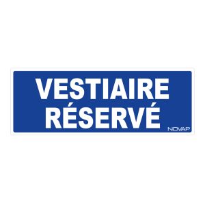 Panneau Vestiaire reserve - Rigide 330x120mm - 4140384