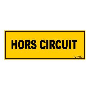 Panneau Hors circuit - Rigide 330x120mm - 4140636
