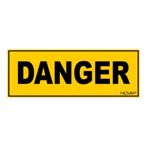 Panneau Danger - Rigide 330x120mm - 4140650