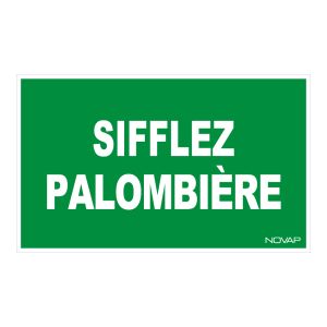 Panneau Sifflez palombières - Rigide 330x200mm - 4160641