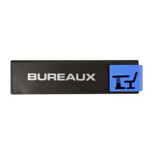 Plaquette de porte Bureaux - Europe design 175x45mm - 4260044