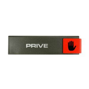 Plaquette de porte Privé - Europe design 175x45mm - 4260587