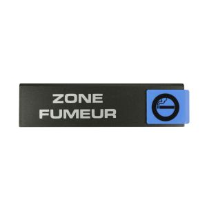 Plaquette de porte Zone fumeur - Europe design 175x45mm - 4260860