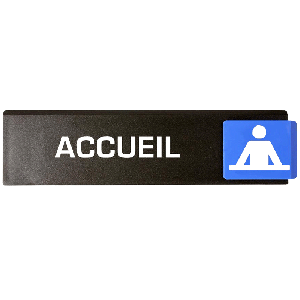 Plaquette Accueil - Europe Access 175x45mm - Novap