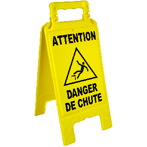 Panneau d'avertissement Danger SL 100mm