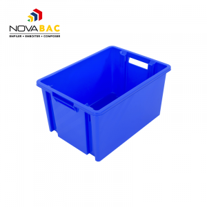 Novabac 30L Bleu Roi - bac de manutention - Novap