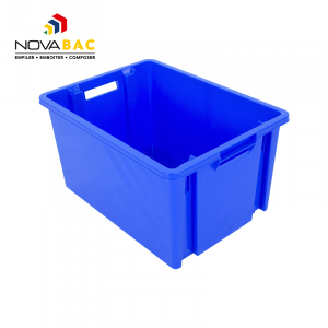 Novabac 54L Bleu Roi - bac de rangement - Novap