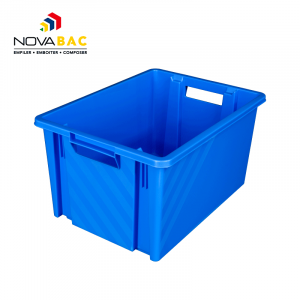 Novabac 10L Bleu électrique - bac de rangement - Novap