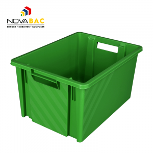 Novabac 10L Vert Emeraude - bac de stockage - Novap