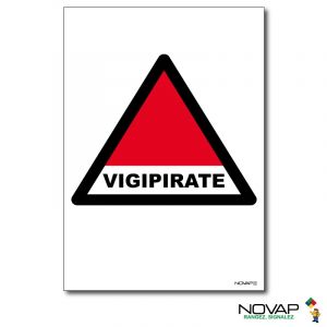 Panneau Vigipirate - Rigide A4 et A5 - Novap
