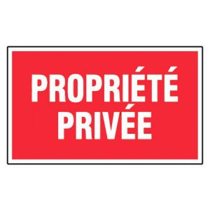 Panneau Propriété privée - Rigide 330x200mm - 4160481