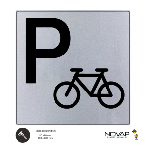Plaquette Parking vélos - ISO 7001 - NOVAP