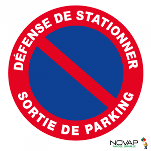 Panneau Parking privé défense de stationner - ref.d21436
