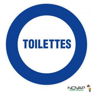 Panneau Toilettes - Novap