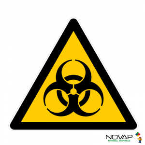 Panneau Danger risque biologique - Novap