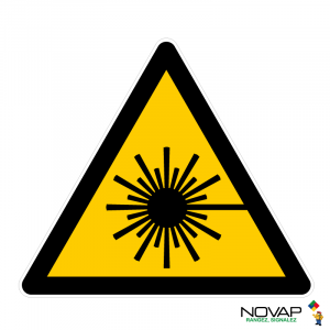 Panneau Danger rayonnement laser - Novap