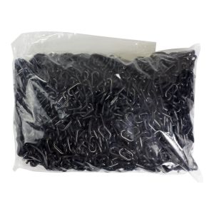 Chaîne Ø 10mm x 25m Noir en sac - Polyéthylène - Novap
